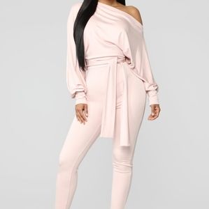 FASHION NOVA asymmetrical skinny leg jumpsuit, XL